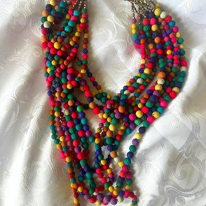 Sassy Jones "Makemba" Multistrand Necklace